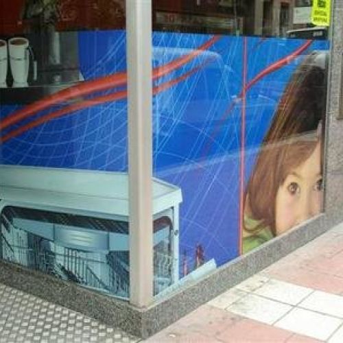 Cristalera Vinilo Impreso